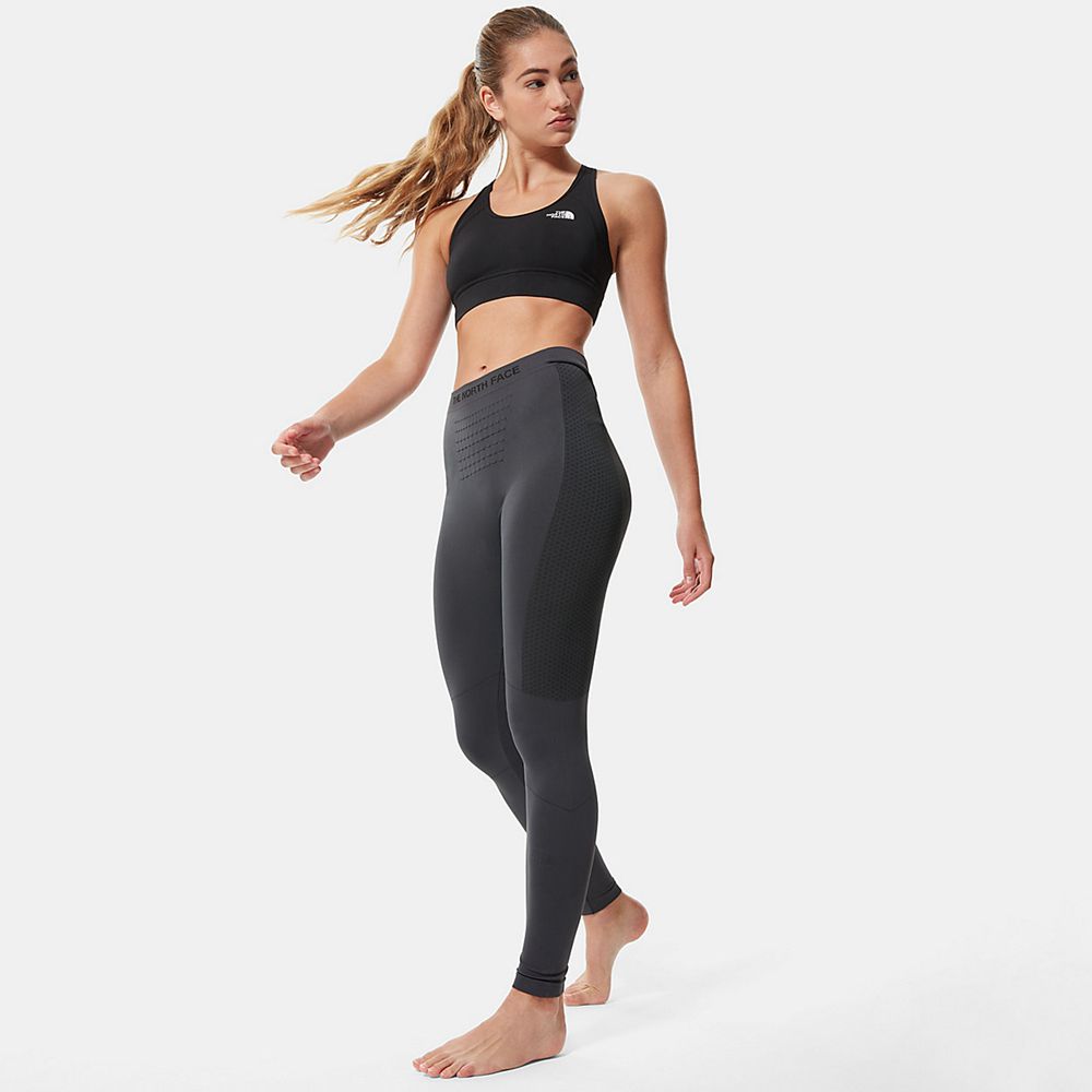 The North Face Leggings Womens Australia - The North Face Sport Grey / Black Skiing And Snowboarding